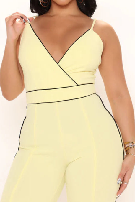 Yellow/combo Jumpsuit