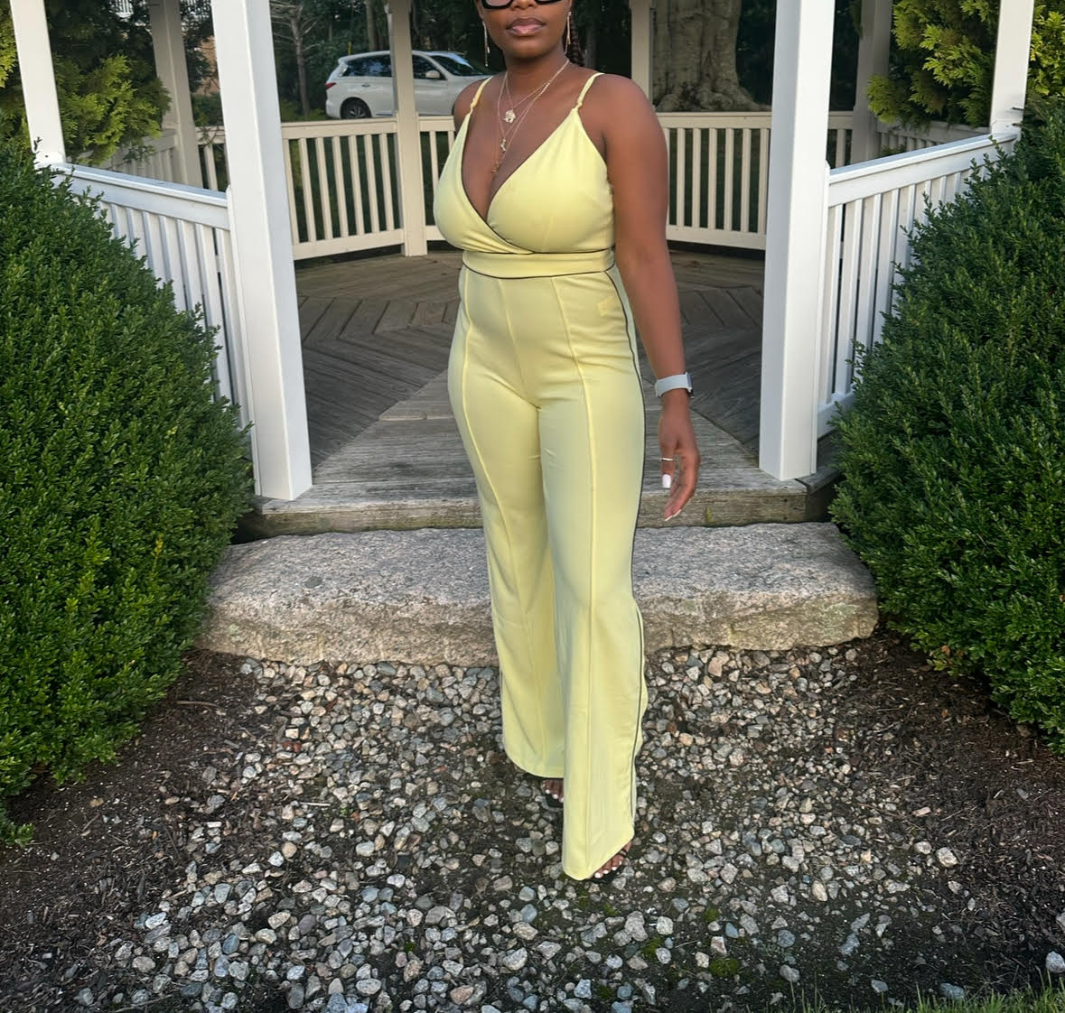 Yellow/combo Jumpsuit